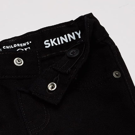 The Children's Place Baby Boys' and Toddler Skinny Jeans, Black Denim, 6-9 Meses