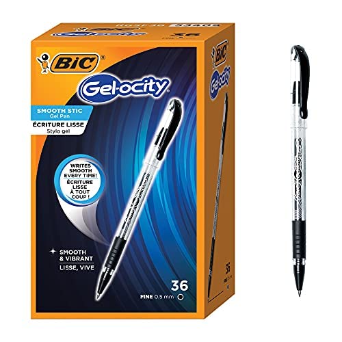 Gel-ocity smooth stic gel pen, fine point (0.5mm),