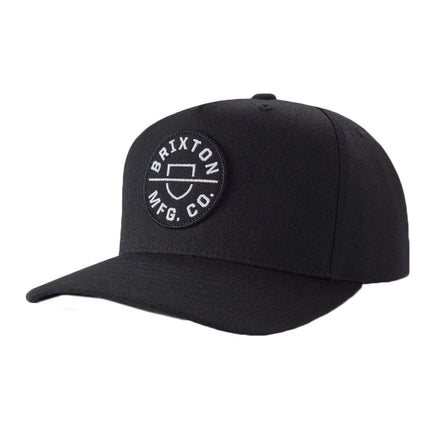 BRIXTON Crest C MP SNBK Cap, Black, O/S