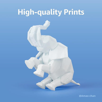 Bambu Lab ABS Filament 1.75mm 1kg Spool - High-Strength, Heat-Resistant 3D Printer Filament, Durable, Low Warp, Compatible with Bambu Lab & Most FDM 3D Printers, Silver (40102) - Refill