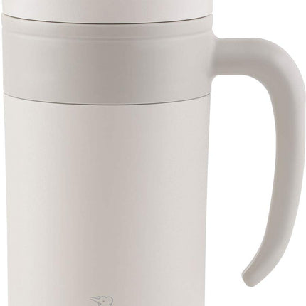 ZOJIRUSHI Stainless Tea Tumbler, 16-Ounce, Off Whi