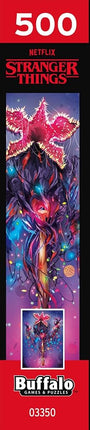 Buffalo Games – Stranger Things Demogorgon Lights 500 Piece Jigsaw Puzzle Colorful Puzzle for Adults – Precision-Cut Pieces, Beautiful Artwork, and Hours of Relaxing Fun
