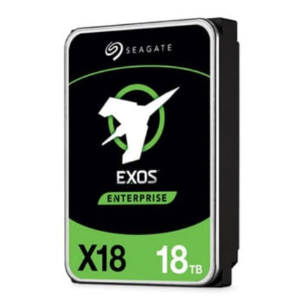 Seagate Exos X18 Enterprise Class, 18TB, Enterprise Internal Hard Drive, SATA, 3,5" 6Gbit/s, 128MB cache ((ST18000NM000J)