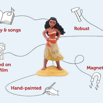 tonies Moana Audio Character - Moana Toys, Disney Moana Audiobooks for Children