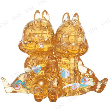 3D Jigsaw Puzzle, 46 Piece Crystal Gallery, Chip & Dale