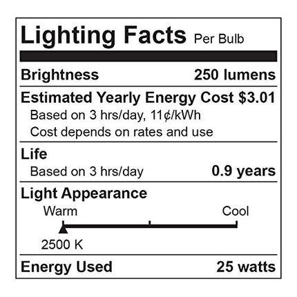 Foco tubular T10 transparente de 25 W, 1CD, GE Lighting 45144