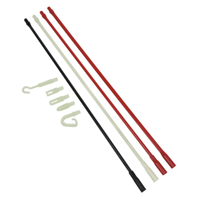 Klein Tools SRS56038 Polymer Fish Rod Set Glow-in-