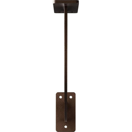 Ekena Millwork BKTM02X11X11BRHDB Steel Bracket Bradford, Hammered Dark Bronze, 2" W x 11" D x 11" H