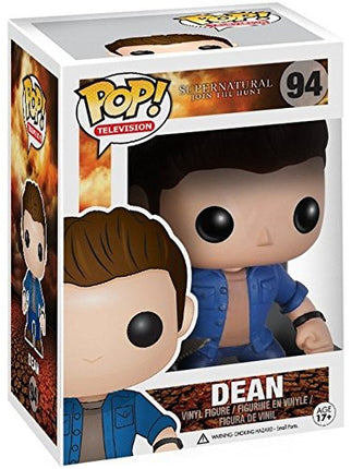 POP Supernatural - Dean Winchester Funko Vinyl Figure (Bundled with Compatible Box Protector Case), Multicolored, 3.75 inches