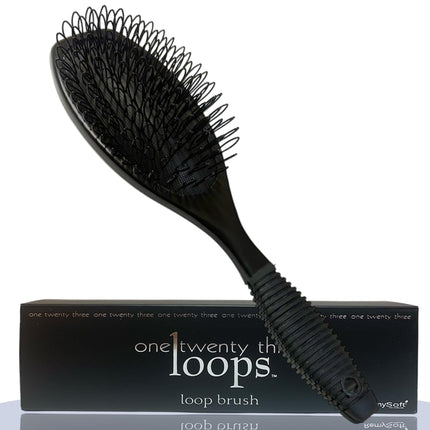 RemySoft One Twenty Three Loops - Brosse à boucles - Sans danger pour les extensions de cheveux, les tissages et les perruques par RemySoft