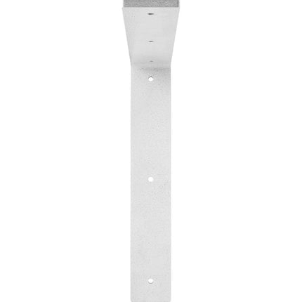 Ekena Millwork BKTM02X12X12HAHWH Steel Bracket Hamilton, 2"W x 12"D x 12"H, Hammered White