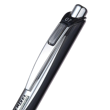 Pentel BLP77 EnerGel Permanent Security/Archival Pen, 0.7mm Tip, Black ink (Pack of 12)