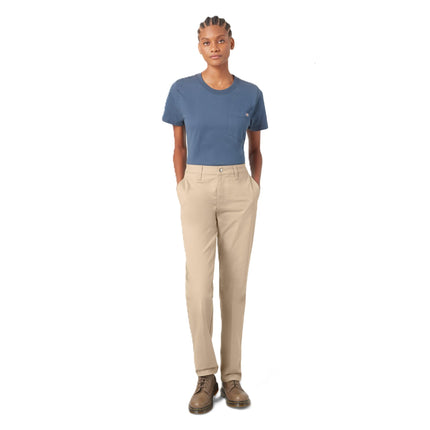 Dickies Women's Super Flex Twill Pant-Straight, De