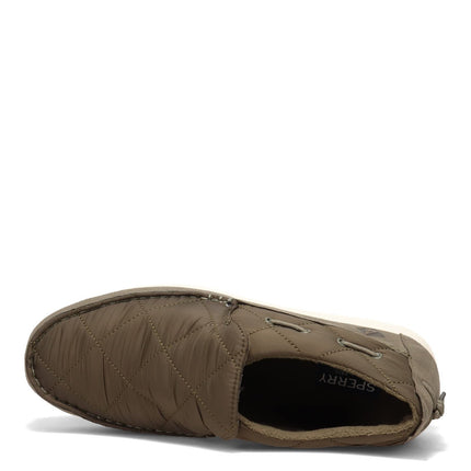 Mocasín Moc-Sider para hombre Sperry, nailon oliva, 11