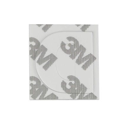 DNA Motoring EM-L-LETTER-Q-SL Silver Letter Metal Decal Emblem Badge Sticker for Auto Car Truck Motorcycle Logo - Q