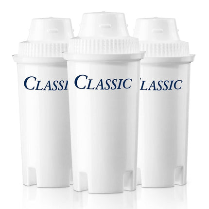 BRITA Classic replacement water filter cartridges, reduce chlorine, limescale and impurities - 3 pack
