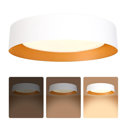 Bargeni 16.5 x 3.1 Inch Modern Matte White & Gold 