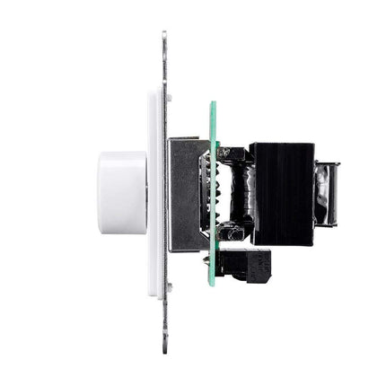 Monoprice RVC25-70 70V Rotary in-Wall/Inline Speaker Volume Control, 25-Watt, 11 Volume Positions, for 70V Music Systems, White, Model Number: 138162