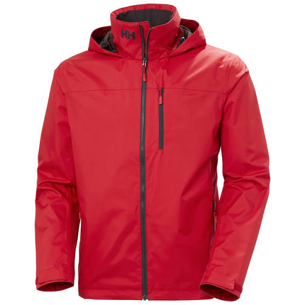 Helly-Hansen Men's Crew Hooded Jacket 2.0, 162 Red, X-Large