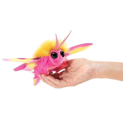 Mini Pink Maple Moth/Mini Rosy Maple Moth 8007 Folkmanis Mini Finger Puppet