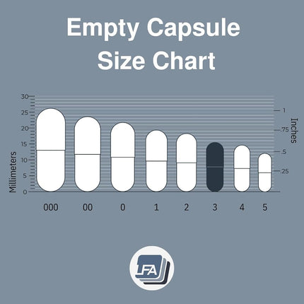 Empty Capsules Size 3 - Clear Vegan HPMC - 1000 Count Jar - Fits Capsule Machine Filling Tray - Joined Vegetarian Caps Easy Snap for DIY Powder Supplement Pills - Halal Kosher Hypromellose