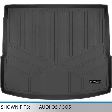MAXLINER Alfombrilla de carga para todo tipo de clima, color negro, para Audi Q5 SQ5 2018