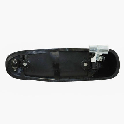TRQ Rear Right Exterior Door Handle Black Passenger Side Compatible with 1999-2004 Jeep Grand Cherokee 2002-2007 Liberty CH1521105