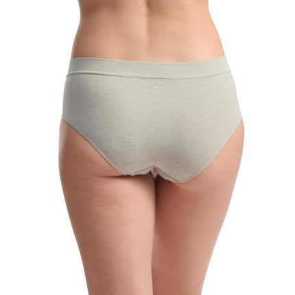adidas Women's Seamless Brief Panties 3-Pack, Silver Violet/Heather Grey/Silver Green, XL (Pack of 3)