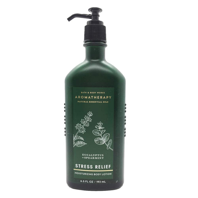 Bath and Body Works Aromatherapy STRESS RELIEF Body Lotion - Eucalyptus Spearmint 192 mL