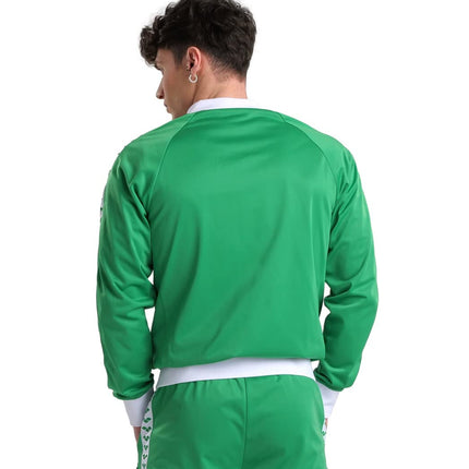 Arena Men's Relax Iv Full-Zip Track Jacket, Green/White/Team Green, S