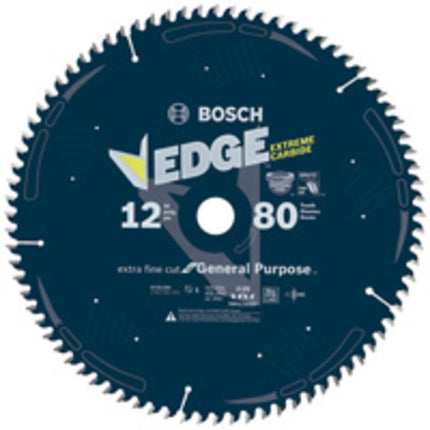 BOSCH DCB1280 12 in. 80 Tooth Edge Circular Saw Bl