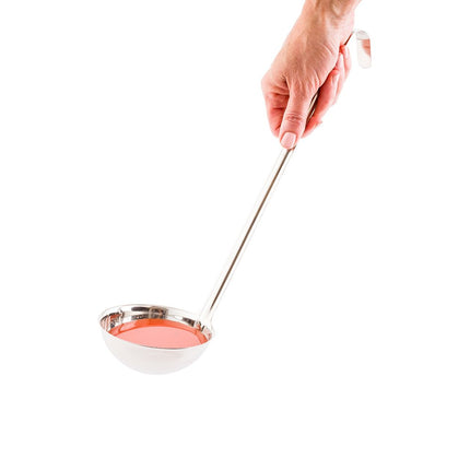 Restaurantware-Met Lux 8 Ounce Portion Ladle, 1 Multipurpose Portion Serving Spoon - Does Not Corrode, Dishwashable, Stainless Steel Portion Control Serving Utensil, Premium