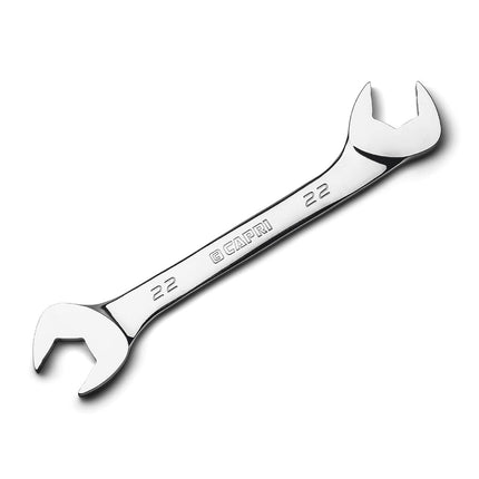 Capri Tools 22 mm Angle Open End Wrench, 30° and 6