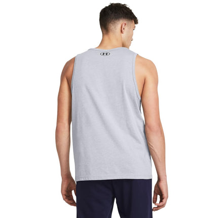 Under Armour Mens Sportstyle Logo Tank Top Gray M
