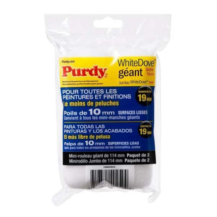 Purdy 140624012 Roller Sleeve, White, Pack of 2
