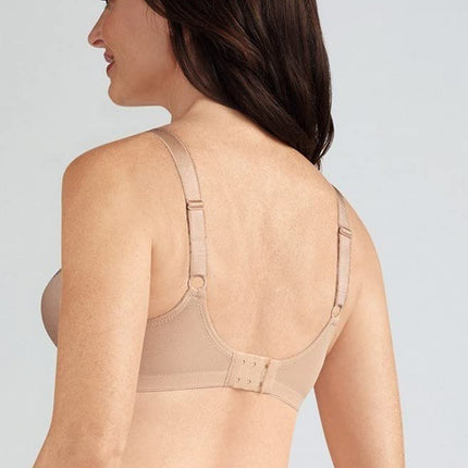 AMOENA Women's Rita Wire-Free with Coolmaxa Pockets Bra, Nude, 40DD