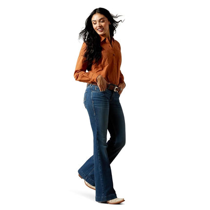 Ariat Women's Perfect Rise Esti Boot Cut Jean, Vermont, 32