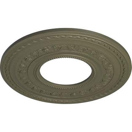 Ekena Millwork CM29ATSSF 29 3/8 OD x ID x 1 1/8 P Anthony Ceiling Medallion (fits Canopies up to 11 5/8), Spartan Stone