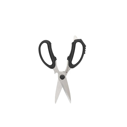Snow Peak Kitchen Scissors and Knife Set, Black, 3-piece Multi-Purpose Set for Camping, Backpacking & Fishing, Including Multi-use Scissors, paring Knife and Carry case for Protection