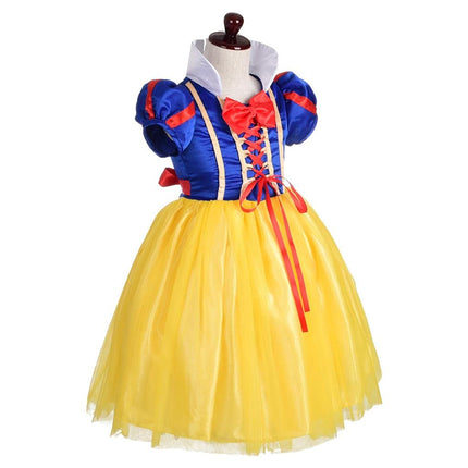 Dressy Daisy Little Girls Princess Costume with Accessories Fancy Dresses Up Halloween Birthday Party with Ribbon Size 7