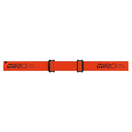 Giro Method Ski Goggles - Snowboard Goggles for Men, Women, Youth - Orange Stacked - Vivid Onyx & Vivid Infrared