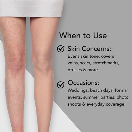 Maquillaje Dermablend para piernas y cuerpo, 45W Tan Honey