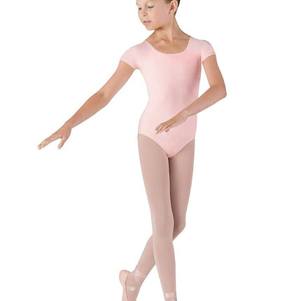 Justaucorps Bloch Dance Fille Dujour Manches Courtes Microlux