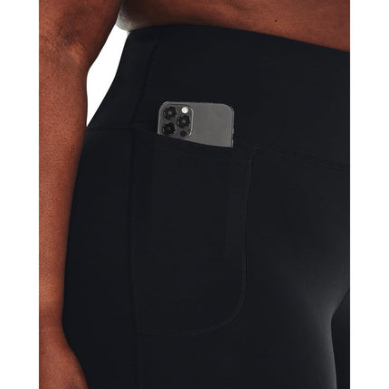 Under Armour Women's Movement Bike Shorts, (001) Black / / Metallic Silver, XL
