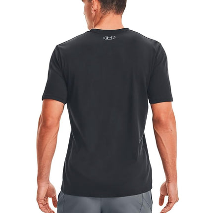 Under Armour Men's Standard Team Issue Wordmark Short-Sleeve T-Shirt, Black (001)/Steel, X-Large Tall