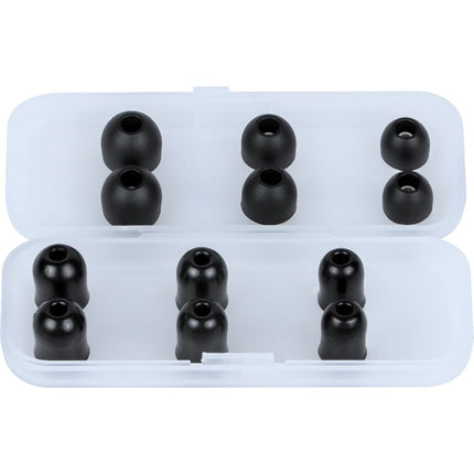 Klein Tools 69475 Ear Tips for Klein Tools AESEB1S Situational Awareness Bluetooth Earbuds, 3 Pairs Each of Replacement Memory Foam and Silicone Tips, Sizes S/M/L