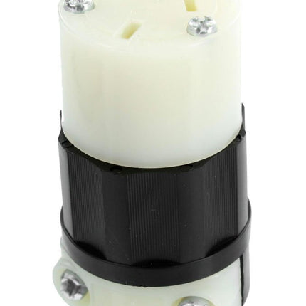 Leviton 15 Amp, 125 Volt, Connector, Straight Blad