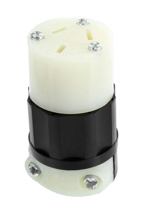 Leviton 15 Amp, 125 Volt, Connector, Straight Blad