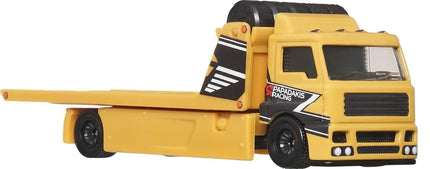 Hot Wheels Team Transport #86 '20 Toyota GR Supra & Fleet Street, Real Riders, Metal/Metal, 1:64 Scale