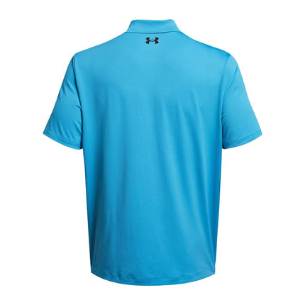 Under Armour Men's Performance 3.0 Polo Shirt, Capri/Black, XS